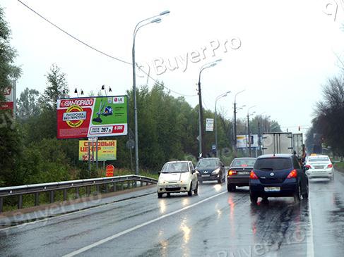 Рекламная конструкция г. Электросталь, Фрязевское шоссе, пересечение с Авангардный проездом, 412B (Фото)