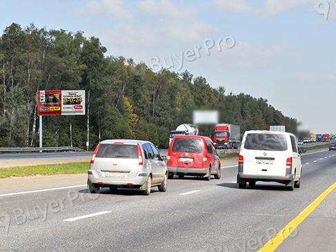 Рекламная конструкция М2 Крым (Симферопольское шоссе), км 64+630, (км 43+730 от МКАД), право, в Москву, 418B (Фото)