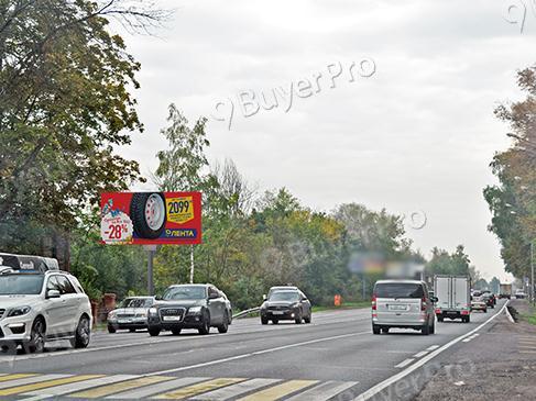 Рекламная конструкция г.о. Балашиха, Щелковское шоссе, км 20+000, лево, после съезда на Балашихинское шоссе, 430B (Фото)