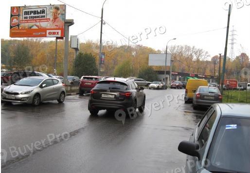 Рекламная конструкция г.Красногорск, Павшинская пойма, 150 м от Волоколамского шоссе, право (Фото)