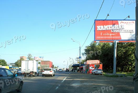 Рекламная конструкция Ленинградское шоссе, км 20+870, право, (км 2+170 от МКАД), в область, перед поворотом на ул. Репина, г. Химки, 333A3 (Фото)