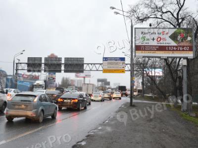Рекламная конструкция Ленинградское шоссе, км 19+400, право, (700 м от МКАД), в область, напротив ТРК Гранд и ТЦ Лига (Фото)
