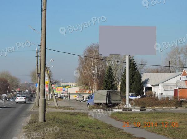 Рекламная конструкция г. Коломна ул. Щуровская, напротив д.13, левая сторона Левая (Фото)