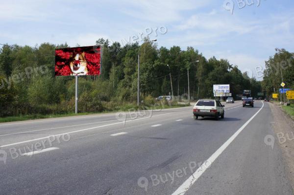Рекламная конструкция Пятницкое ш., 54.780 км. (6.520 км. от МКАД), слева (Фото)