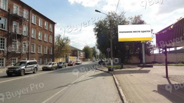 Рекламная конструкция Советская ул., 1-я фабрика, слева, г.Балашиха (Фото)
