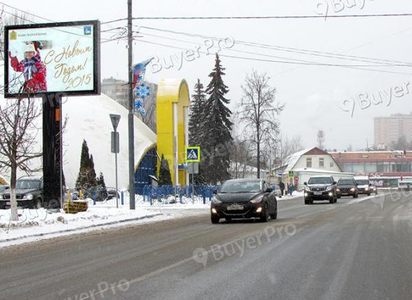 Рекламная конструкция г. Одинцово, ул. М. Неделина 0 км+780м слева от Можайского шоссе (Фото)