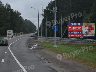 Рекламная конструкция Чепелево, съезд с М2 Крым в сторону г. Чехов, 047A1 (Фото)
