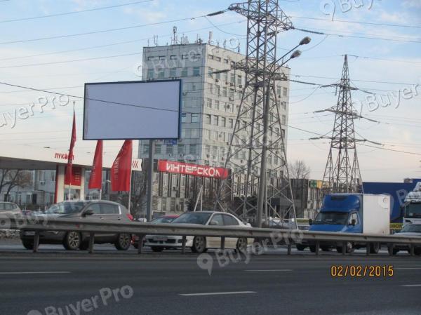 Рекламная конструкция Ленинградское шоссе до Международного шоссе(М10 Е105) 21км 524м, правая сторона щит 3x6 (двухсторонний) (Фото)