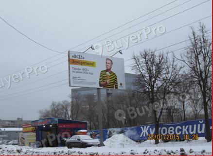 Рекламная конструкция ул. Мясищева напротив д. 8 (Фото)