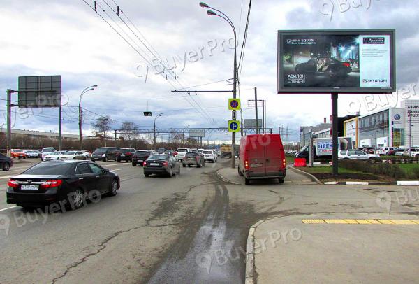 Рекламная конструкция Волгоградский проспект, дом 47, справа при выезде с улицы Шоссейная (Фото)