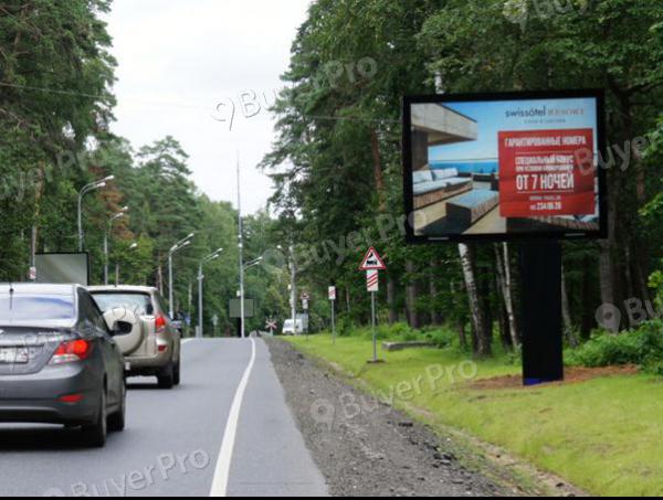 Рекламная конструкция Рублево-Успенское ш., 02.170 км., слева (Фото)