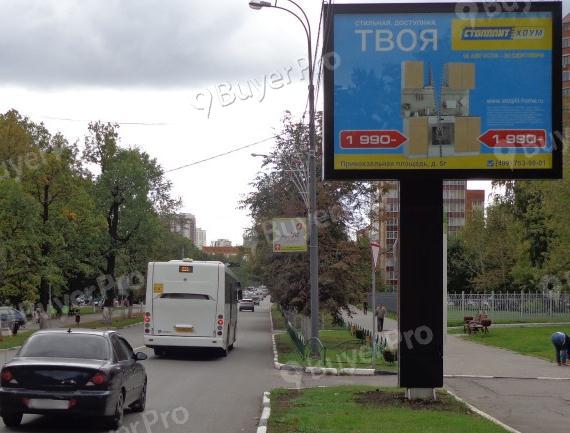 Рекламная конструкция г. Одинцово, ул. М. Неделина 0+575м слева от Можайского ш. (Фото)