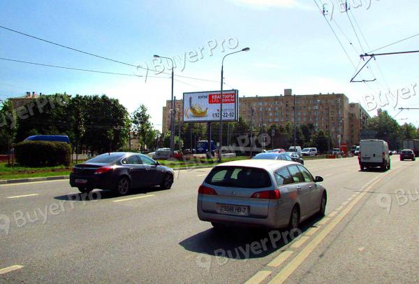 Рекламная конструкция Варшавское шоссе, дом 46, разделительная полоса (Фото)