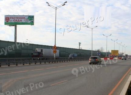 Рекламная конструкция Минское шоссе, 30100 м (14200 м от МКАД), слева (Виден при движении из Москвы) (Фото)