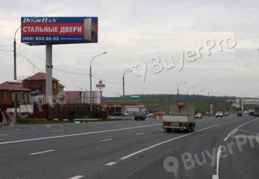 Рекламная конструкция Калужское шоссе, 32350 м (12050 м от МКАД), слева (Виден при движении из Москвы) (Фото)