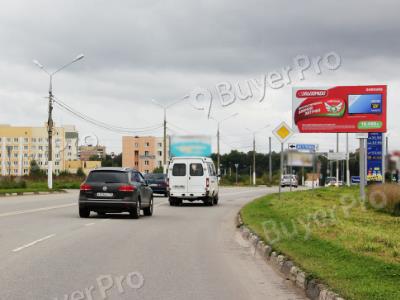 Рекламная конструкция г. Клин, ул. Победы, перед АЗС Газпром, 508A (Фото)