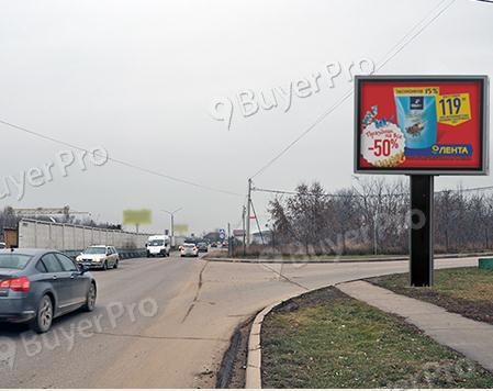 Рекламная конструкция г. Жуковский, ул. Кооперативная, поворот на ул. Грищенко, рядом с супермаркетом SPAR и ТЦ МИГ, CB50A (Фото)