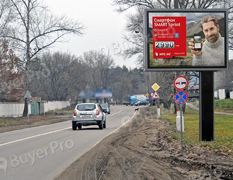 Рекламная конструкция г. Жуковский, ул. Гарнаева, перед Туполевским шоссе, CB51A (Фото)