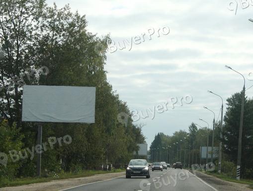 Рекламная конструкция Можайское шоссе 113км 750м, д.Кукарино, д.53 Правая (Фото)