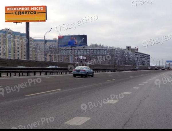 Рекламная конструкция М-9 Балтия Новорижское ш. 27км+750м,Б слева (Фото)