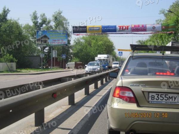 Рекламная конструкция Егорьевское ш., отметка 0км + 250 м правая сторона по ходу движения из Москвы (Фото)