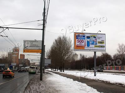 Рекламная конструкция Андропова пр-т, д. 9 (700 м. до Х с ул. Трофимова) (Фото)