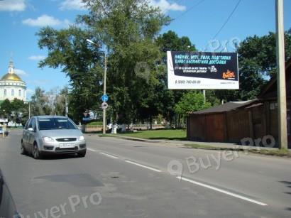 Рекламная конструкция Васильевская ул., д. 9, на сторону А только баннер (Фото)