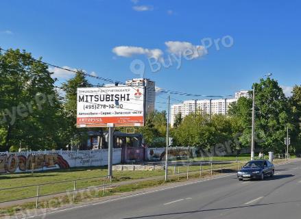 Рекламная конструкция г. Чехов, Симферопольское шоссе (старое), д. 1, км 72+600 право, ТК Строймастер, №054B (Фото)