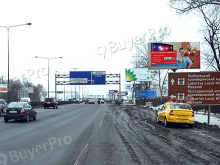 Рекламная конструкция а/д М5 «УРАЛ» (Новорязанское шоссе), км 22+430 (км 5+130 от МКАД), левая сторона по ходу движения из Москвы, 490A (Фото)
