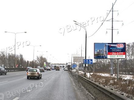 Рекламная конструкция а/д М5 «УРАЛ» (Новорязанское шоссе), км 24+700 (км 7+400 от МКАД), левая сторона по ходу движения из Москвы, 491A (Фото)