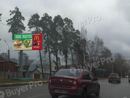 Рекламная конструкция г. Раменское, ул. Левашова перед перекрестком на Северное шоссе, 530B (Фото)
