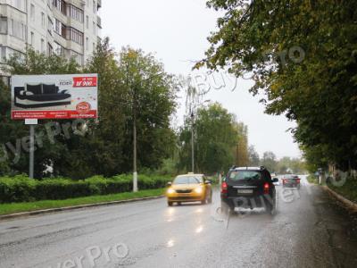 Рекламная конструкция г. Дмитров, ул. Подъячева, напротив д.15, слева, 555B (Фото)
