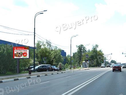 Рекламная конструкция г. Одинцово, Можайское шоссе, д. 8 (Можайское шоссе, км 25+405, лево (км 9+405 от МКАД), в область, CB36B4 (Фото)