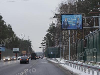 Рекламная конструкция Рублево-Успенское ш., 06.000 км., Барвиха 4, п. Барвиха, слева (Фото)