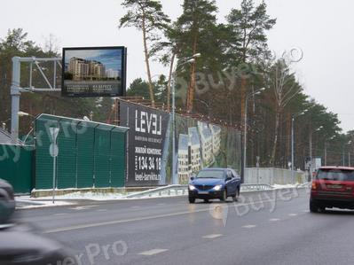 Рекламная конструкция Рублево-Успенское ш., 06.000 км., Барвиха 4, п. Барвиха, слева (Фото)