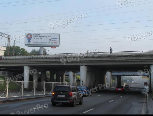 Рекламная конструкция Рублевское шоссе , в районе дома 10 по  ул. Ивана Франко (Фото)