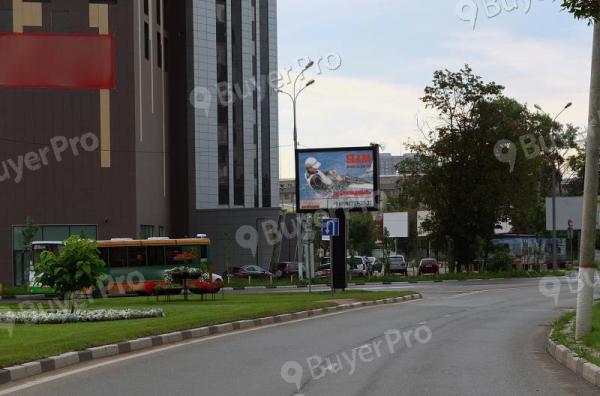 Рекламная конструкция г.Мытищи, Новомытищинский, 1 к.2 (разделительная полоса),Б (Фото)