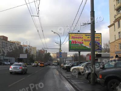 Рекламная конструкция Волгоградский пр-т, д. 17, середина дома (Фото)