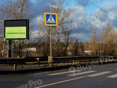 Рекламная конструкция Олимпийский пр-т., н-в  48 (картодром)  (Фото)