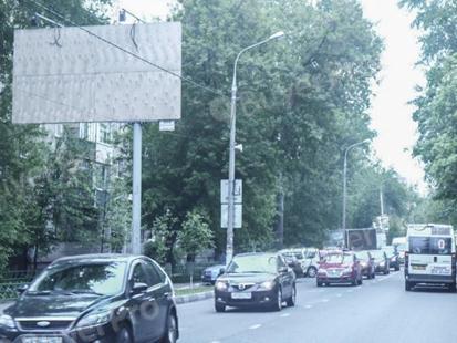 Рекламная конструкция Митрофанова ул., начало дома 6 (левая сторона по ходу движения из г.Москвы) (Фото)
