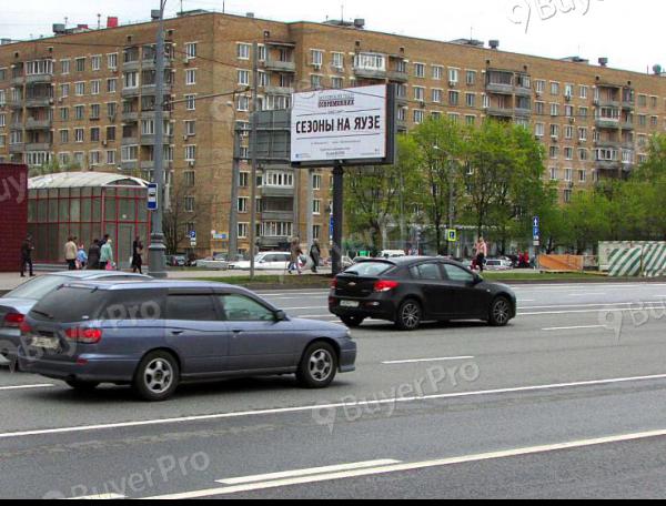 Рекламная конструкция Ленинский проспект, дом 39, площадь Гагарина (Фото)