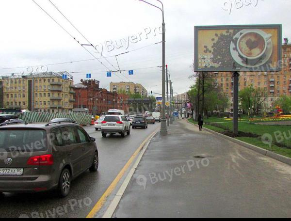 Рекламная конструкция Варшавское шоссе, дом 2, до пересечения с Новоданиловским проездом (Фото)