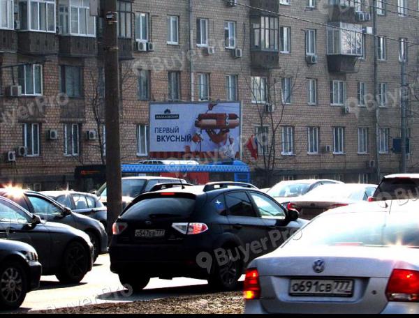 Рекламная конструкция Вернадского проспект, дом 9, после пересечения с улицей Строителей (Фото)