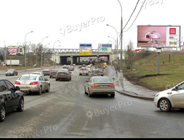 Рекламная конструкция Волоколамское шоссе, дом 130, до пересечения с МКАД (Фото)