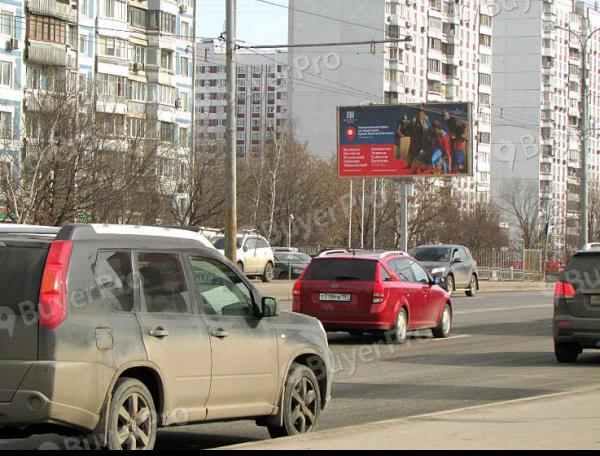 Рекламная конструкция Рублевское шоссе, дом 34, после пересечения с улицей Крылатские Холмы (Фото)