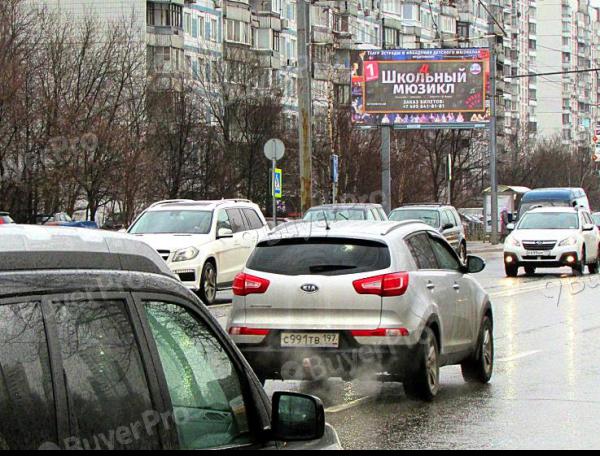 Рекламная конструкция Рублевское шоссе, дом 36, до пересечения с улицей Крылатские Холмы (Фото)
