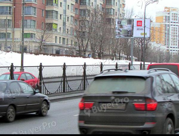 Рекламная конструкция Рублевское шоссе, дом 4, до съезда на улицу Молдавская (Фото)