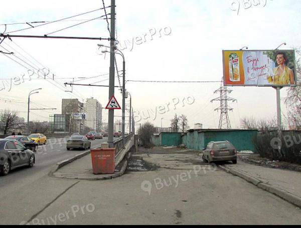 Рекламная конструкция Шереметьевская улица, дом 34, после пересечения с 6-м проездом Марьиной Рощи (Фото)