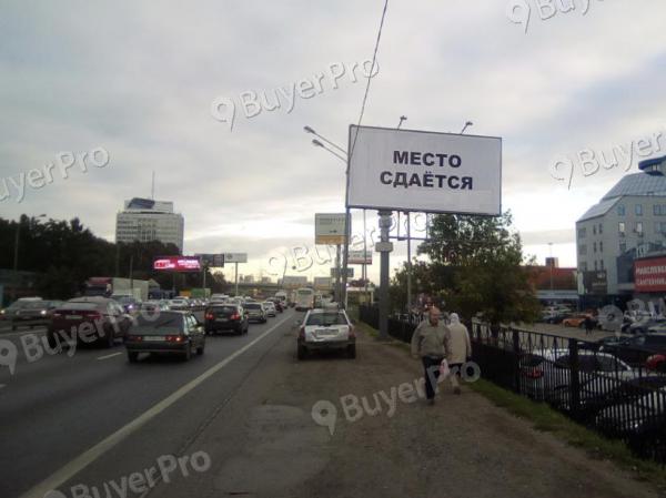 Рекламная конструкция Химки, Ленинградское шоссе, 19,09 км., ТЦ Гранд, левая сторона
 (Фото)