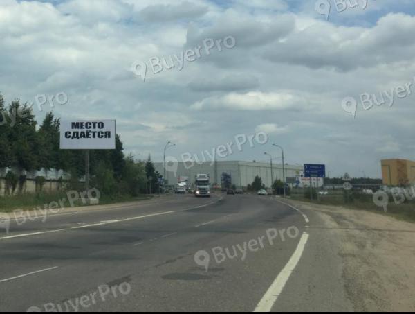 Рекламная конструкция Московская область, Истринский район, а/д Лешково-П. Слобода, 0км + 150м от кругового движения, справа (Фото)